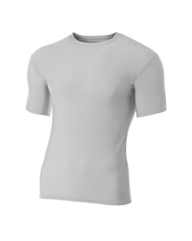 'A4 N3130 Adult Polyester Spandex Short Sleeve Compression T-Shirt'