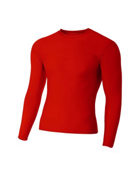 'A4 N3133 Adult Polyester Spandex Long Sleeve Compression T-Shirt'