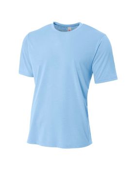 A4 N3264 Men's Shorts Sleeve Spun Poly T-Shirt