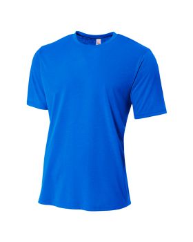 'A4 N3264 Men's Shorts Sleeve Spun Poly T-Shirt'
