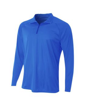 'A4 N4268 Adult Daily Polyester 1/4 Zip'