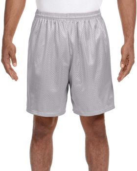 'A4 N5293 Adult Seven Inch Inseam Polyester Mesh Short'