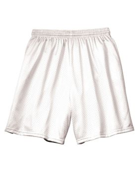 A4 N5293 Adult Seven Inch Inseam Polyester Mesh Short