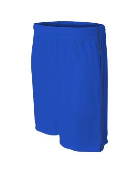 A4 N5340 Men's Flat Back Mesh Shorts w/ Contrast Stitching
