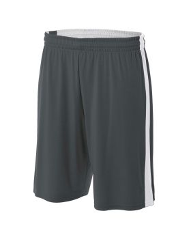 'A4 NB5284 Youth Reversible Moisture Management Shorts'