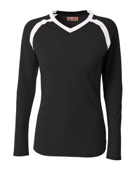 'A4 NG3020 Youth Ace Long Sleeve Volleyball Jers'