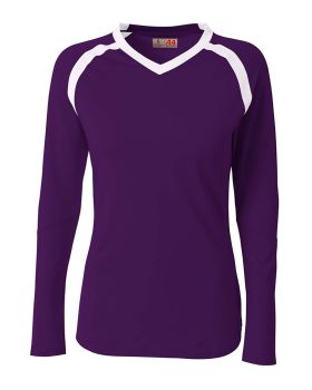 'A4 NG3020 Youth Ace Long Sleeve Volleyball Jers'