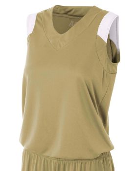 'A4 NW2340 Moisture Management V-Neck Muscle'