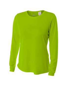 A4 NW3002 Women’s Long Sleeve Cooling Performance Crew Shirt