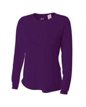 'A4 NW3002 Women’s Long Sleeve Cooling Performance Crew Shirt'