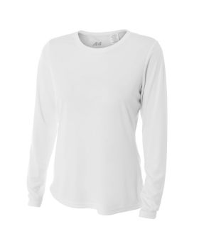 'A4 NW3002 Women’s Long Sleeve Cooling Performance Crew Shirt'