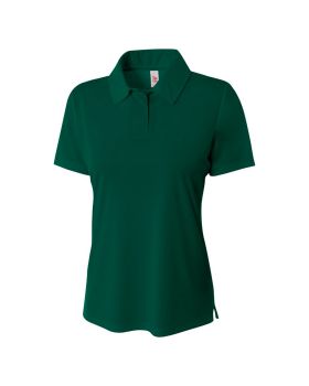 A4 NW3261 Ladies' Solid Interlock Polo