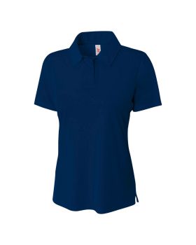 'A4 NW3261 Ladies Solid Interlock Polo'