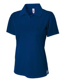A4 NW3265 Textured Polo with Johnny Collar