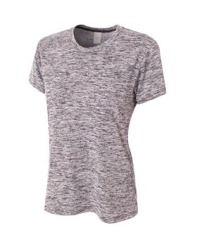 'A4 NW3296 Ladies Space Dye Tech T-Shirt'