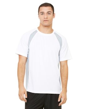 All Sport M1004 Short Sleeve Colorblock T-Shirt