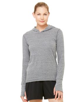 All Sport W3101 Women's Triblend Long Sleeve Hooded Pullover