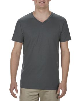 'Alstyle AL5300 Adult Ringspun Cotton V-Neck T-Shirt'