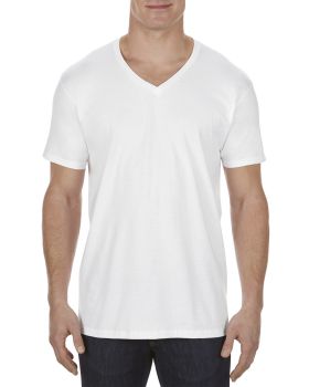 'Alstyle AL5300 Adult Ringspun Cotton V-Neck T-Shirt'