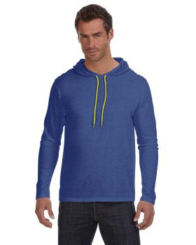 Anvil 987AN Adult Lightweight Long Sleeve Hooded T-Shirt
