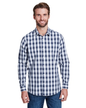 'Artisan Collection by Reprime RP250 Men's Mulligan Check Long-Sleeve Cotton Shirt'