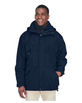 'Ash City North End 88007 Adult 3 in 1 Parka with Dobby Trim'
