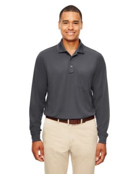 'Core365 88192P Adult Pinnacle Performance Piqué Long-Sleeve Polo with Pocket'