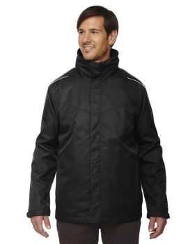 Ash City - Core 365 88205T Men's Tall Region 3-in-1 Jacket with Fleece Liner