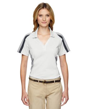 'Ash City - Extreme 75119 Ladies' Eperformance Strike Colorblock Snag Protection Polo'