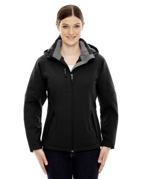 Ash City - North End 78080 Ladies Glacier Insulated Three-Layer Fleece Bonded Soft Shell Jacket