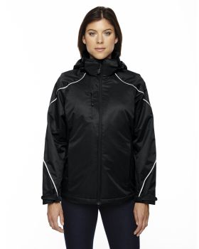 Ash City - North End 78196 Ladies Angle 3-in-1 Jacket with Bonded Fleece ...
