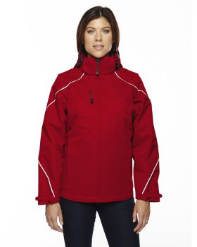 'Ash City - North End 78196 Ladies Angle 3-in-1 Jacket with Bonded Fleece Liner'