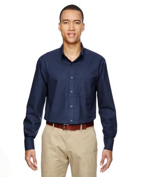 Ash City - North End 87043 Men's Paramount Wrinkle-Resistant Cotton Blend Twill Checkered Shirt