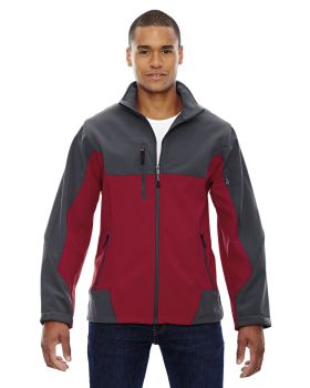 'Ash City - North End 88156 Men's Compass Colorblock Three-Layer Fleece Bonded Soft Shell Jacket'