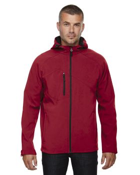 'Ash City - North End 88166 Men's Prospect Two-Layer Fleece Bonded Soft Shell Hooded Jacket'