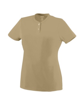'Augusta 1212-C Ladies Wicking Two-Button Jersey'