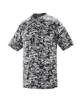 'Augusta 1556 Youth Digi Camo Wicking Two-Button Jersey'