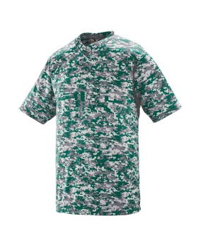 Augusta 1556 Youth Digi Camo Wicking Two-Button Jersey