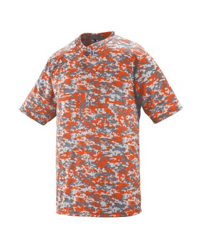 'Augusta 1556 Youth Digi Camo Wicking Two-Button Jersey'