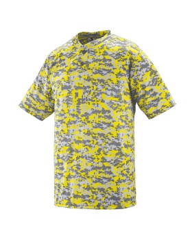 'Augusta 1556 Youth Digi Camo Wicking Two-Button Jersey'