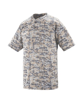 'Augusta 1556 Youth Digi Camo Wicking Two-Button Jersey'