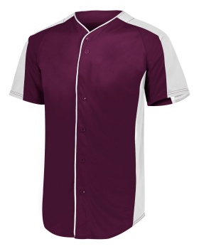 'Augusta Sportswear 1655 Full Button Baseball Jersey'