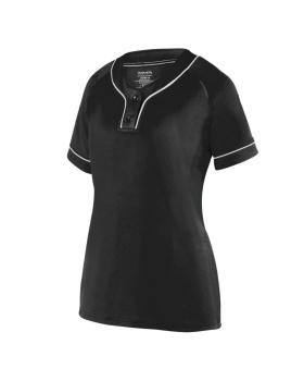 Augusta 1671 Girls' Overpower Two-Button Jersey