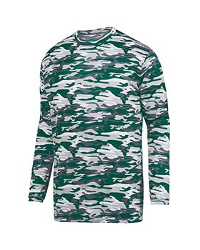 'Augusta 1808 Youth Mod Camo Long Sleeve Wicking Tee'