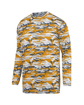 'Augusta 1808 Youth Mod Camo Long Sleeve Wicking Tee'