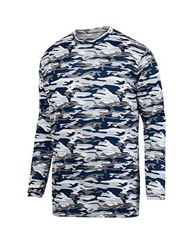 'Augusta 1808 Youth Mod Camo Long Sleeve Wicking Tee'