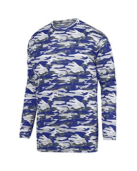 'Augusta 1808 Youth Mod Camo Long Sleeve Wicking Tee'