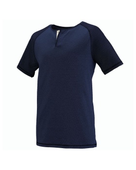 'Augusta Sportswear 2152-C Men's Linear Fusion Short Sleeve Henley'