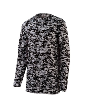 'Augusta 2789 Youth Digi Camo Wicking Long Sleeve T-Shirt'