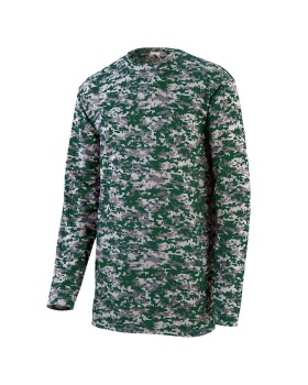 'Augusta 2789 Youth Digi Camo Wicking Long Sleeve T-Shirt'